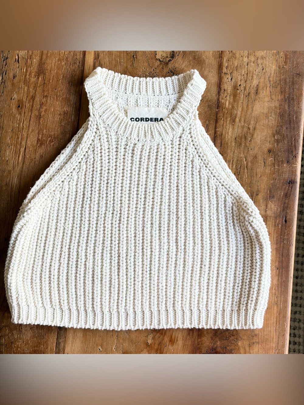 Cordera knit halter top